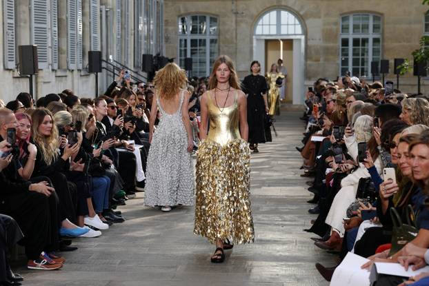 Gabriela Hearst Womenswear Spring/Summer 2026 collection during Paris Fashion Week