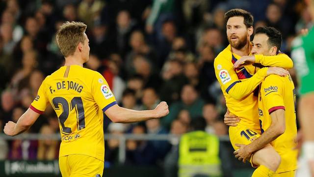 La Liga Santander - Real Betis v FC Barcelona