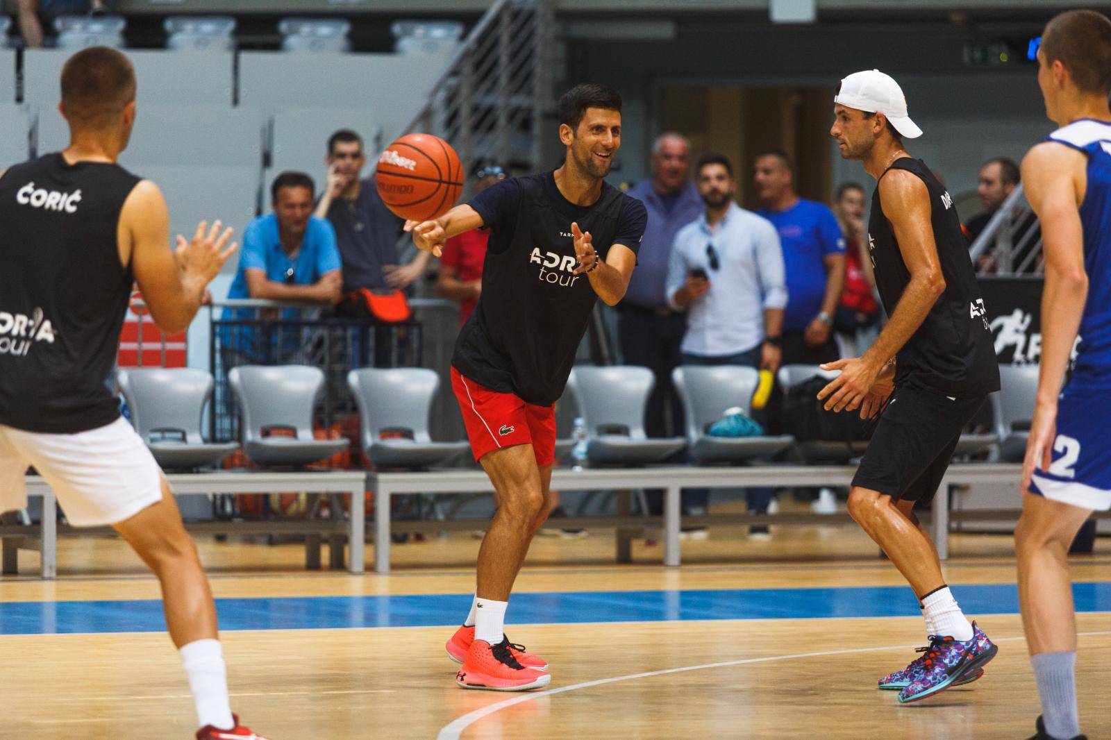 Zadar: Zvijezde Adria Toura odigrale košarku s igračima KK Zadar