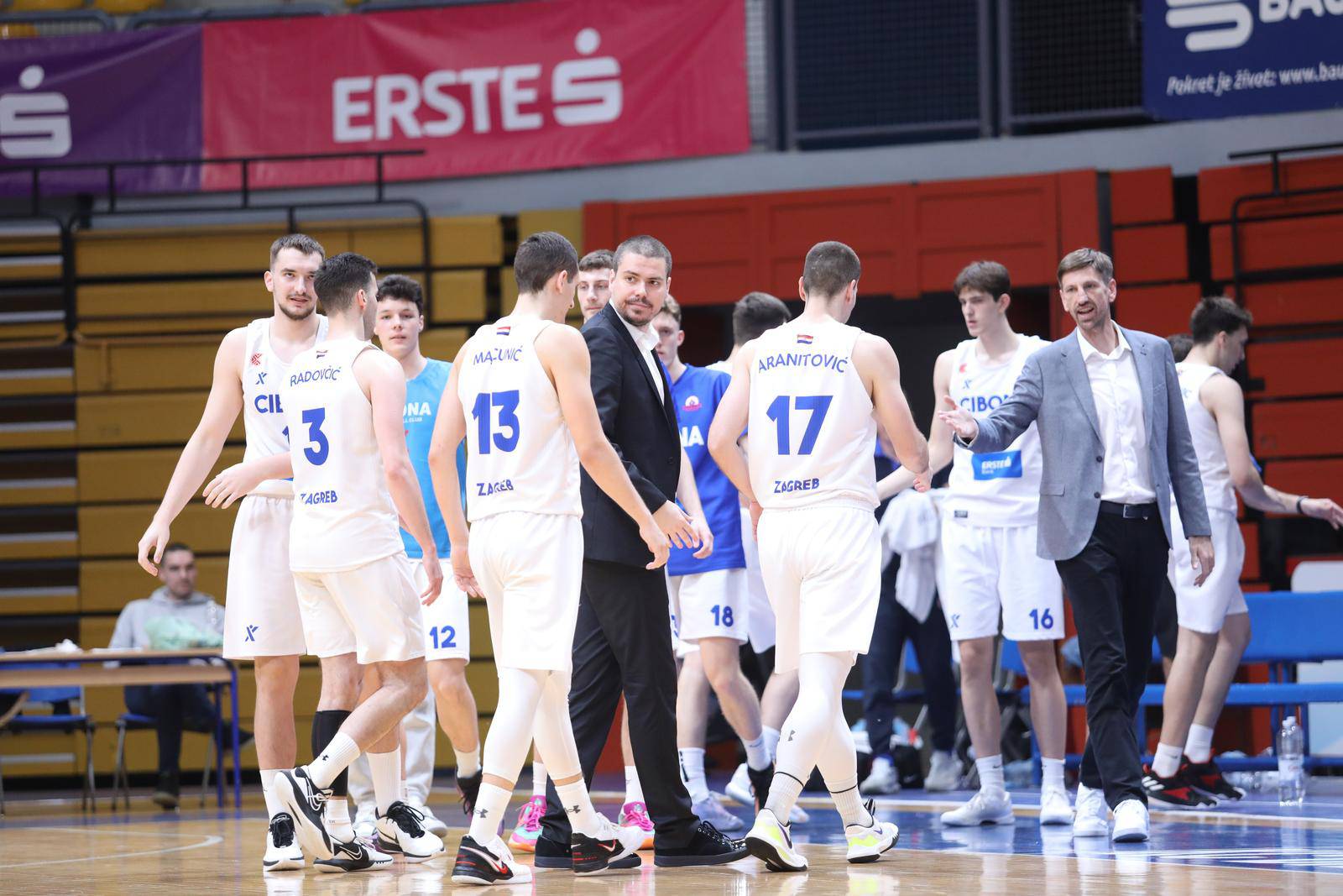 Zagreb: Prva utakmica 1/4 finala FavBet Premijer lige KK Cibona - KK Zabok