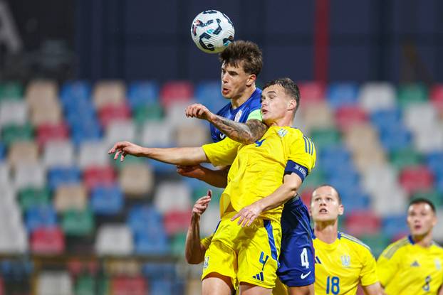 Velika Gorica: Kvalifikacijska utakmica za odlazak na U-21 Europsko prvenstvo, Hrvatska - Ukrajina