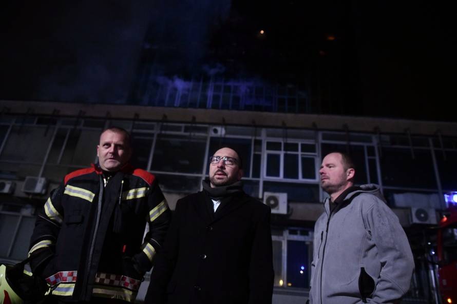 Zagreb: Tomasevic dao izjavu vezano uz pozar Vjesnikovog nebodera