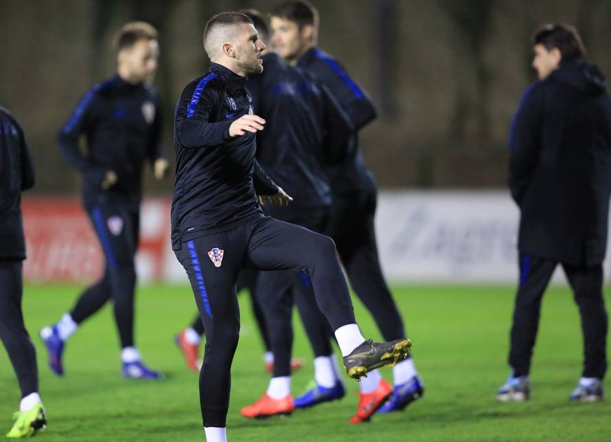 Zagreb: Hrvatska nogometna reprezentacija odradila trening