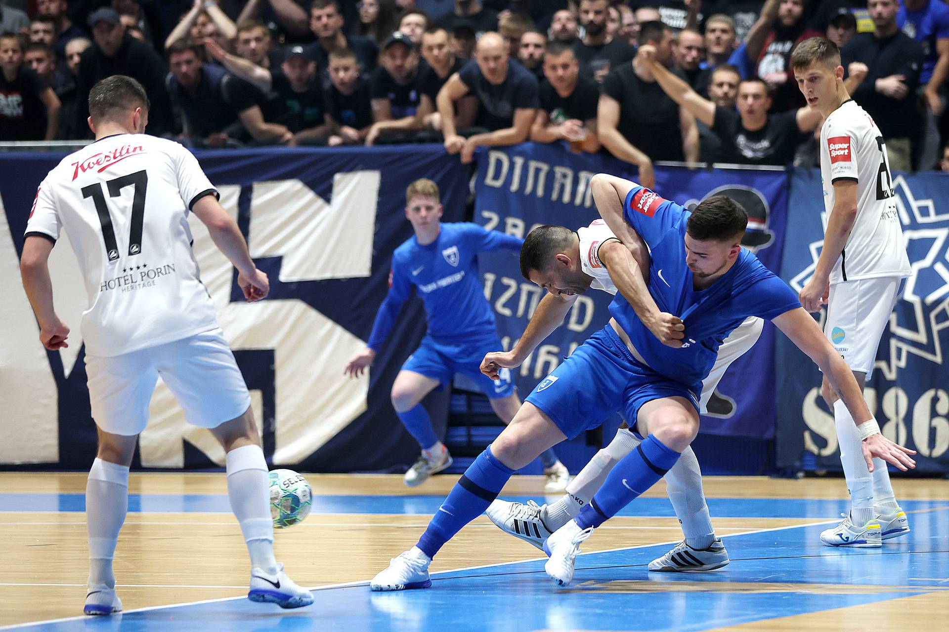 Zagreb: Prva hrvatska malonogometna liga, druga utakmica polufinala, MNK Futsal Dinamo - MNK Novo Vrijeme