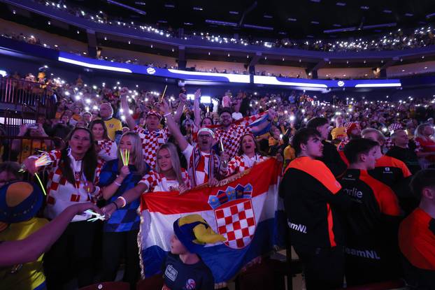 Susret Švedske i Hrvatske u prvom krugu EHF Europskog prvenstva, navijači
