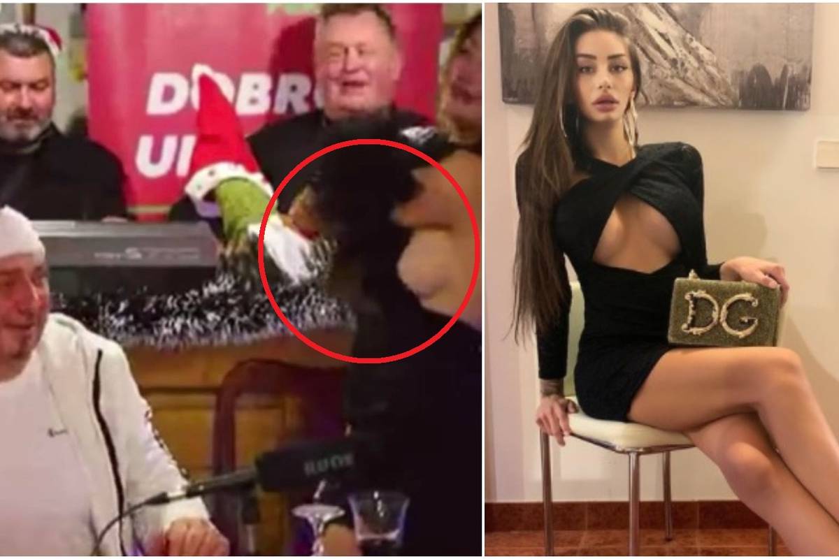Ups! Mandarini se rastvorila haljina usred božićne emisije