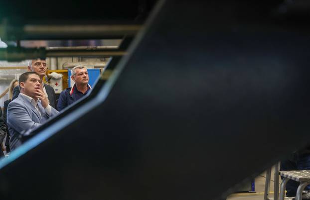 Zagreb: Oleg Butković sa suradnicima obišao je proizvodni pogon Končara 