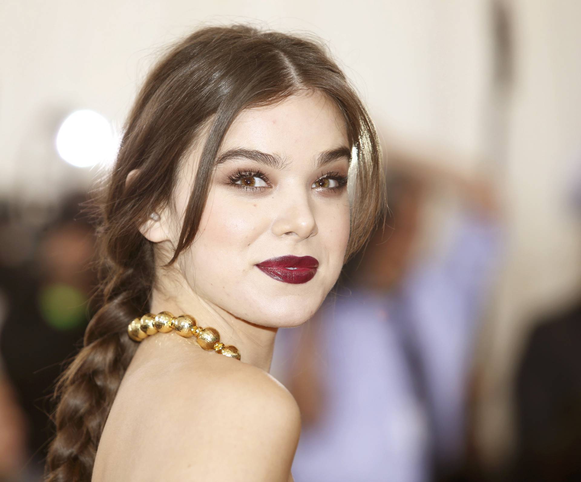 Actress Hailee Steinfeld arrives at the Met Gala in New York