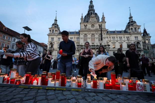 Aftermath of a deadly school shooting in Graz