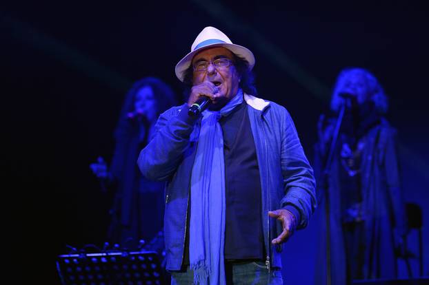 The singer Al Bano Carrisi during the concert at the 12th World Chili Pepper Fair