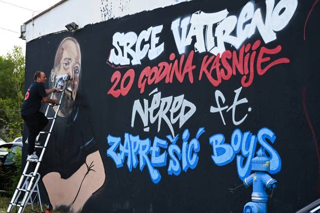 24sata Zagreb: Crtanje murala "Srce vatreno"  