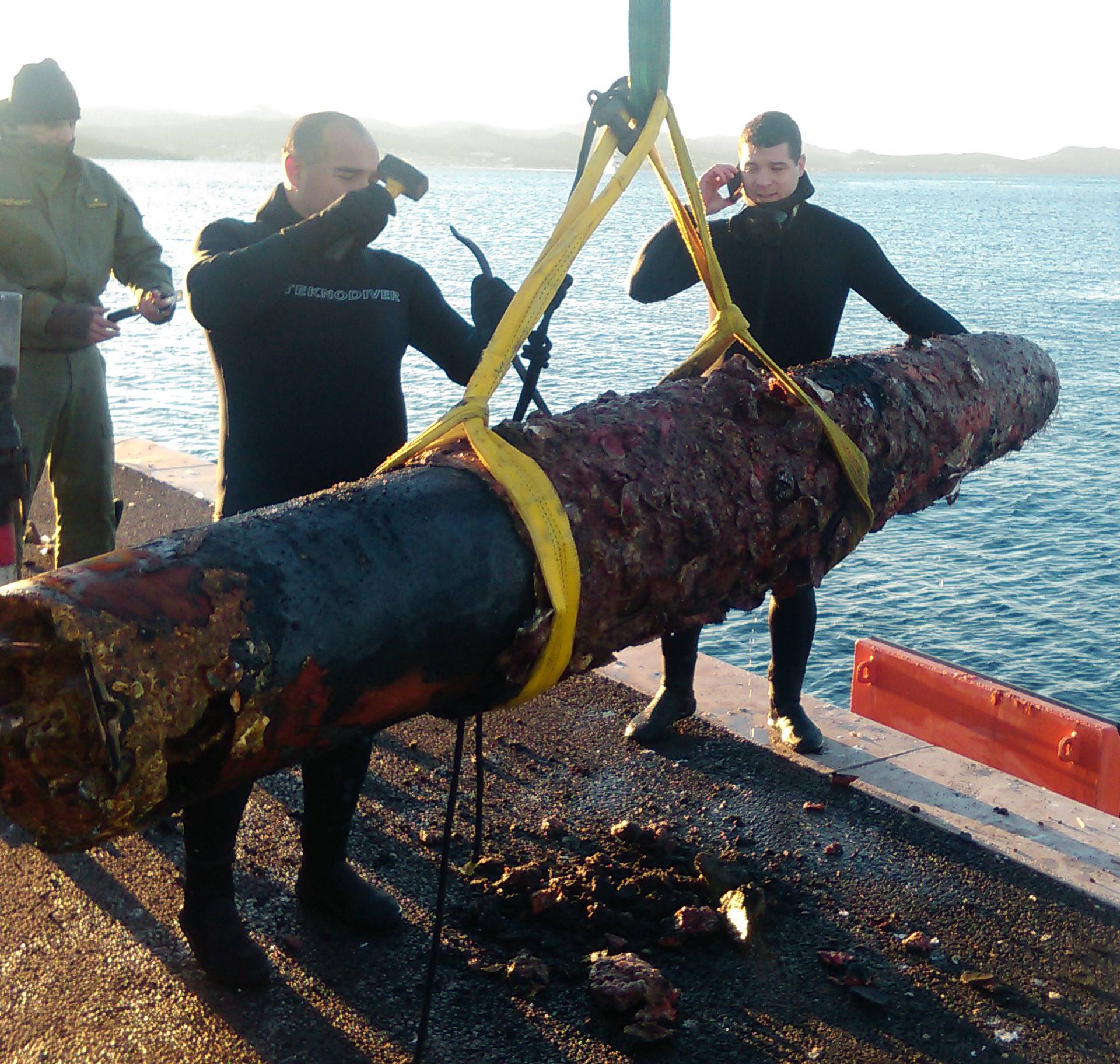 Kod Ugljana izvukli torpedo iz vremena Prvog svjetskog rata