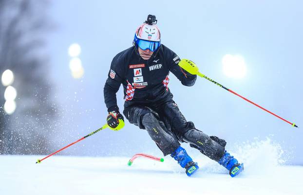 Zagreb: Prva vožnja muškog slaloma Audi FIS Svjetskog skijaškog kupa