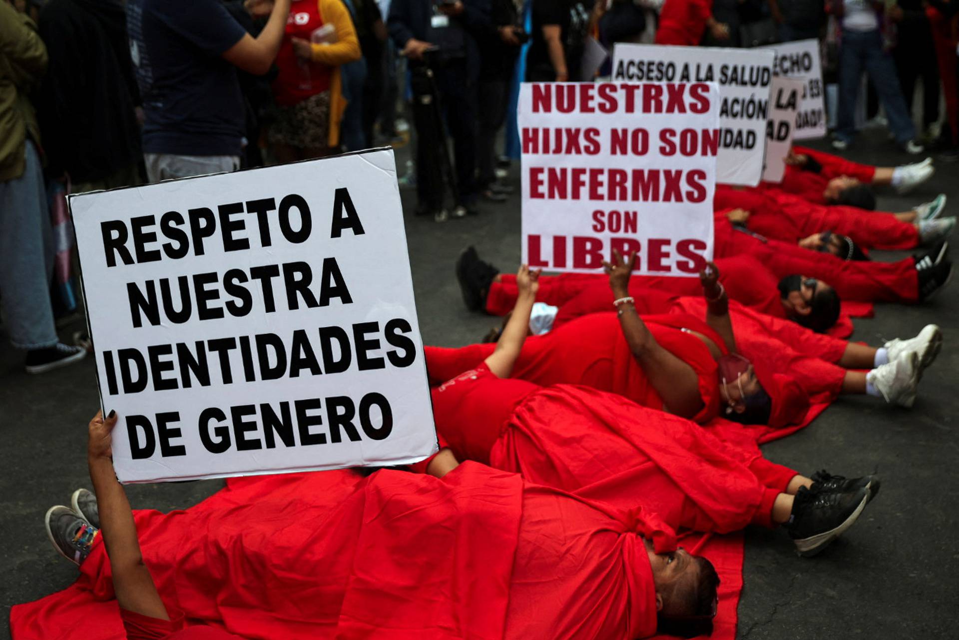 Protest by LGBT community groups in Lima