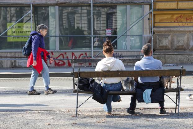Zagreb: Sunčana nedjelja u centru grada