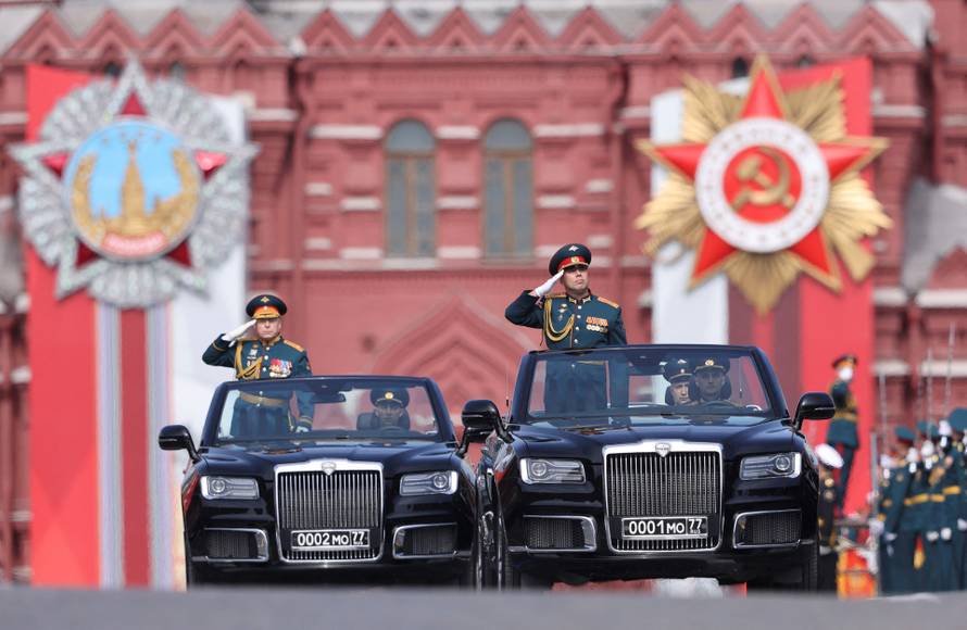 Rehearsal for Victory Day Parade in Moscow
