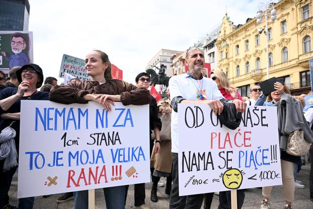 Zagreb: Great Protest of Educational Union