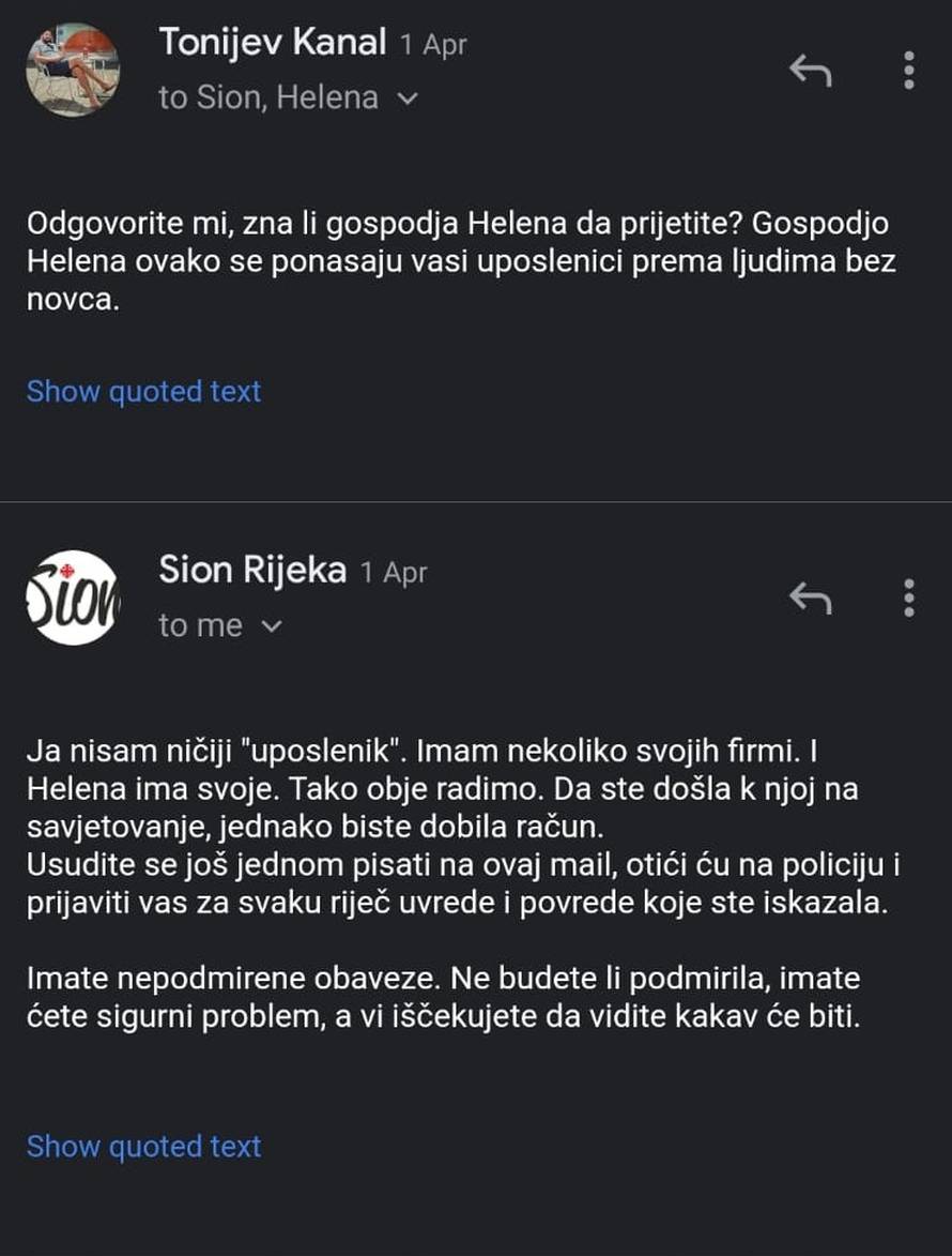 "Htjele su mi uvaliti izbjeljivač kao lijek za dijete i prijetile ako ne platim dobrovoljni prilog"