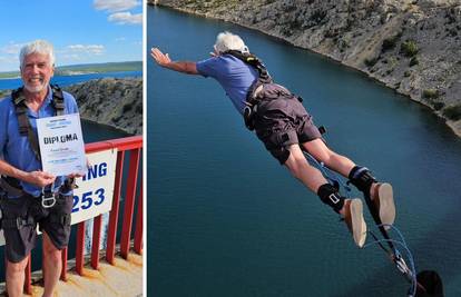 VIDEO Djedica (82) skočio  s Masleničkog mosta: 'Pravi je zafrkant! Uljepšao nam je dan'