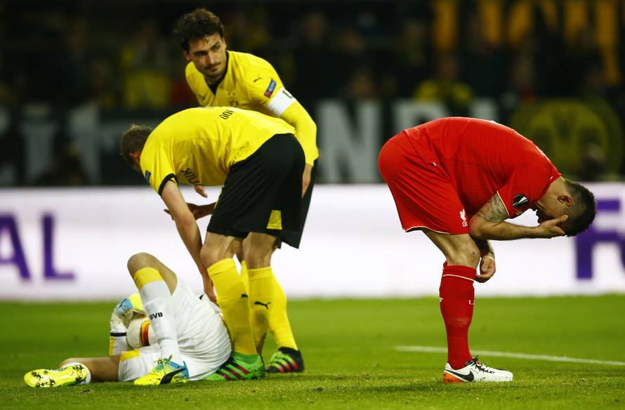 Borussia Dortmund v Liverpool - UEFA Europa League Quarter Final First Leg