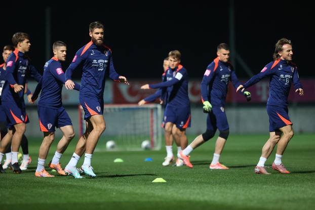 Rijeka: Hrvatski nogometni reprezetativci odradili trening