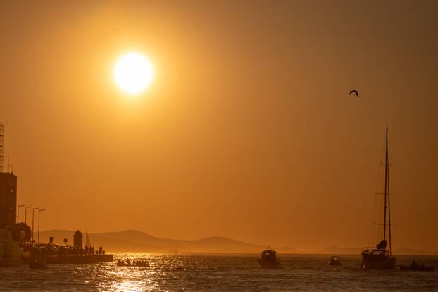 Zalazak sunca u Zadru