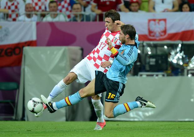 Soccer - UEFA Euro 2012 - Group C - Croatia v Spain - Arena Gdansk