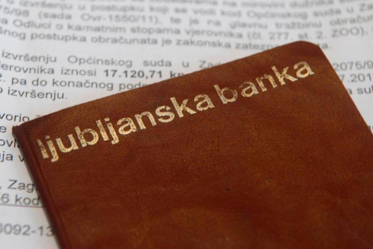Slovenija je tužila Hrvatsku: 'Krše prava Ljubljanske banke'