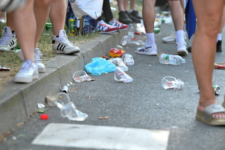 Zagreb: Fun zona na Bundeku već je puna smeća