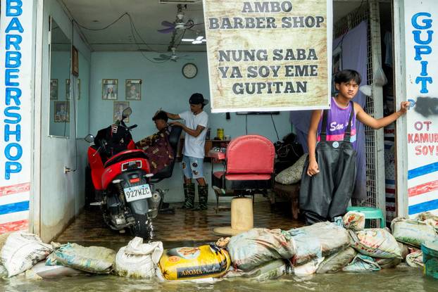 Flood following Super Typhoon Ragasa in Pampanga, Philippines
