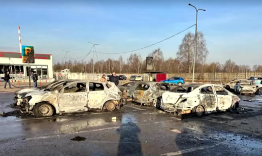 VIDEO Požari, uništene zgrade i automobili: Ovo su posljedice ukrajinskog napada na Moskvu