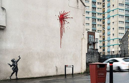 Mistični Banksy svojim novim muralom čestitao Valentinovo