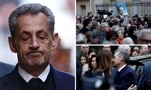 Posljednja šetnja i poljubac: Ovako je izgledao odlazak Nicolasa Sarkozyja u zatvor