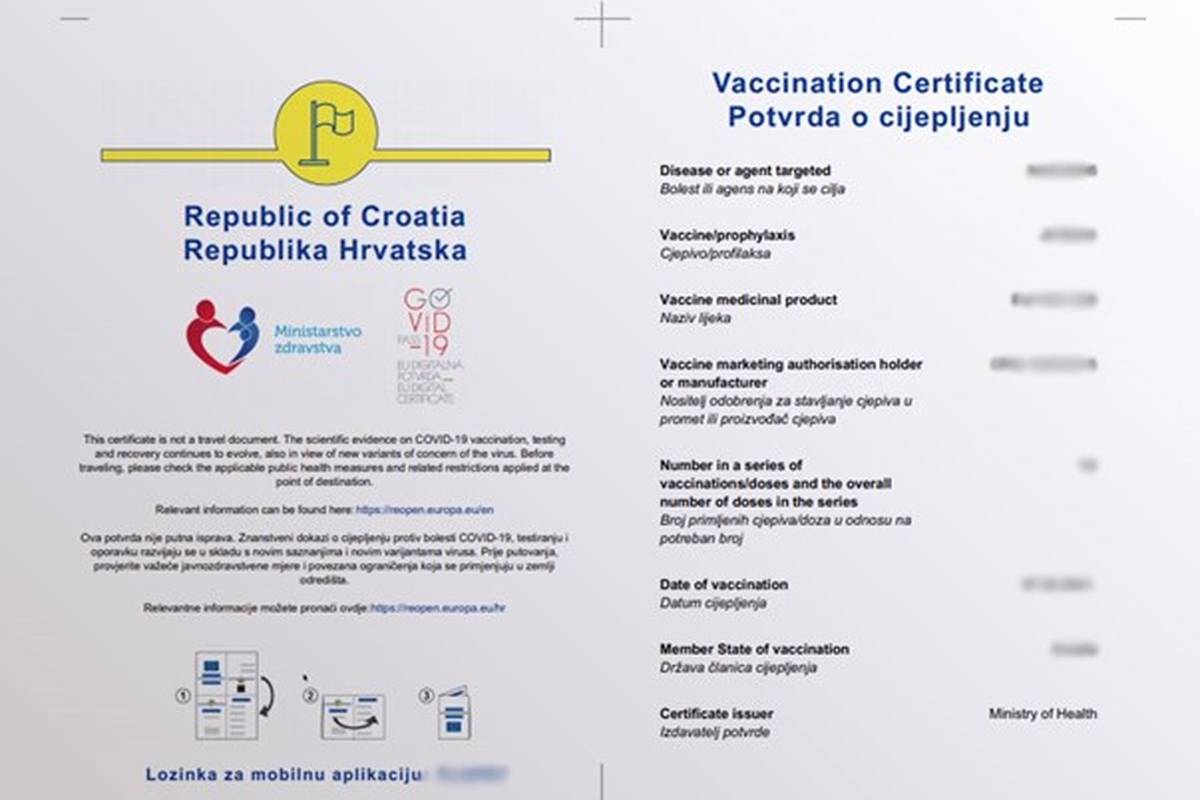 Ovako izgleda Covid putovnica. Od danas je možete izvaditi