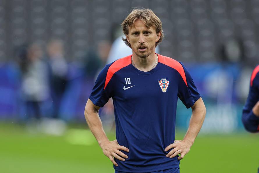 Berlin: Trening hrvatske nogometne reprezentacije uoči utakmice sa Španjolskom