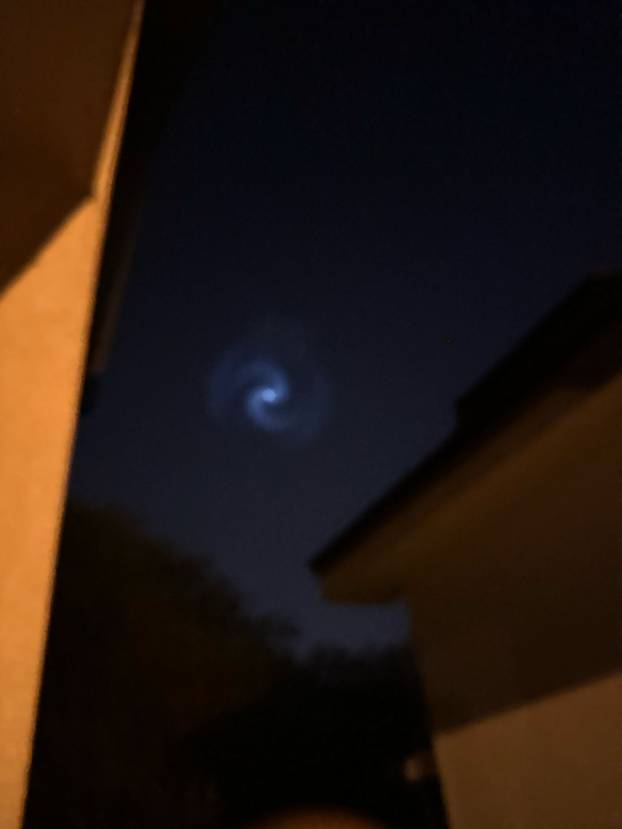 100 slika spiralnog fenomena na nebu koji je šokirao Hrvate