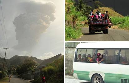 Evakuacija stanovništva zbog erupcije vulkana na Karibima