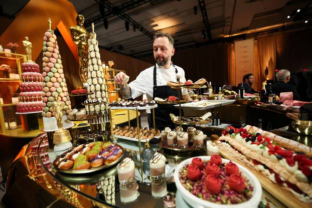 Media preview of food, beverages and decor for Governors Ball, ahead of 98th Oscars, in Los Angeles