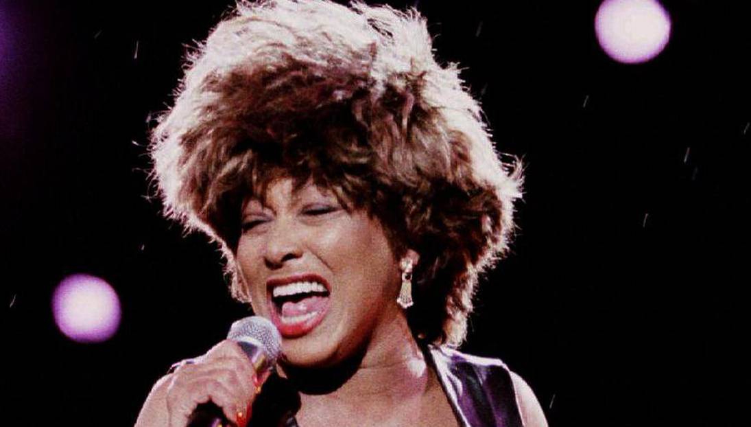 FILE PHOTO: Pop star Tina Turner performs during rainfall in the "Rock over danube" festival in Vienna