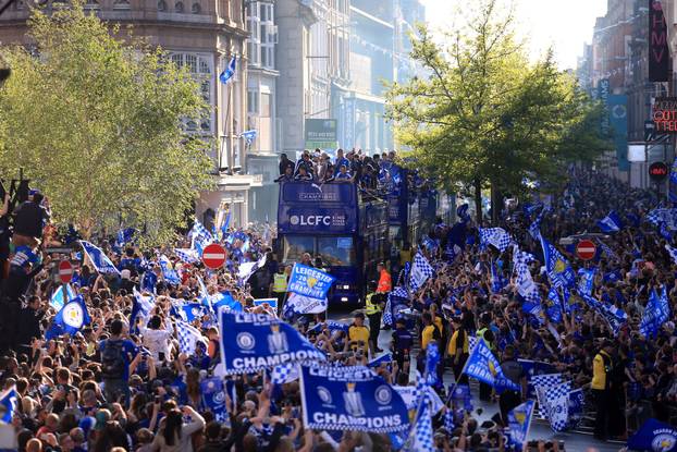 Leicester: Leicester City paradom kroz grad proslavio naslov prvaka Premierlige