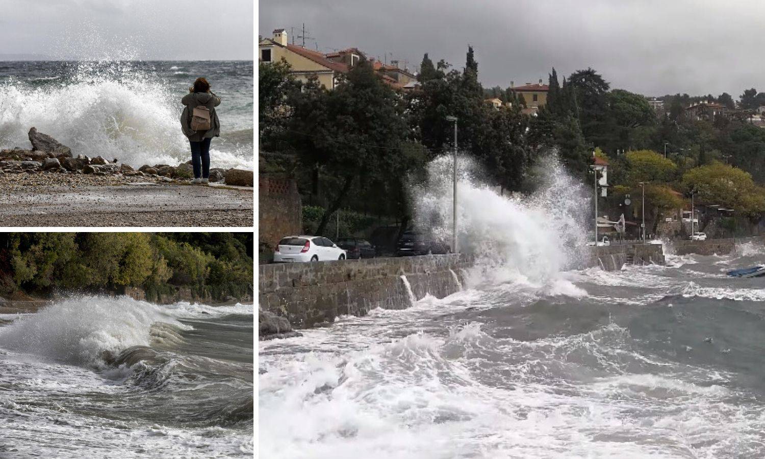 Jugo divlja: Potop u Matuljima, na Jadranu valovi od 2,5 metra