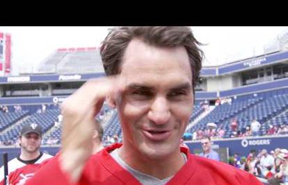 Federer prije tenisa u Torontu zaigrao je hokej u tenisicama