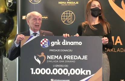 Dinamo osnovao zakladu i dao mil. kuna za pomoć potrebitima