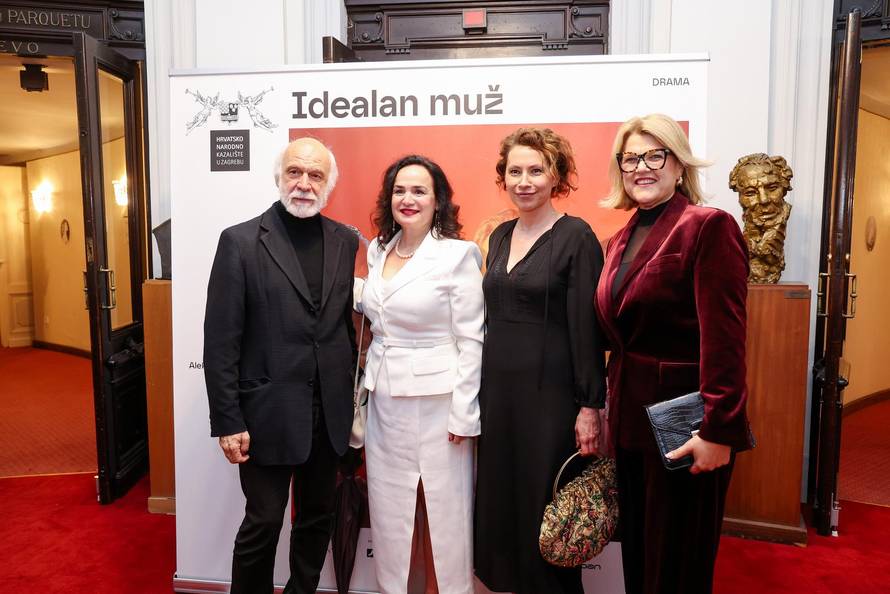 Zagreb: Poznati na premijeri predstave "Idealan muž"