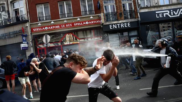 Thousands Of Football Fans Head To  Lille Ahead Of Group B Euro Matches