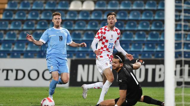 Varaždin: Prijateljska utakmica U-21 reprezentacija, Hrvatska - Izrael