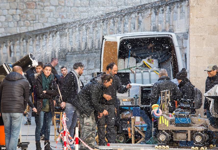 'Igra prijestolja' Dubrovčanima donijela snijeg i zatvorene ulice