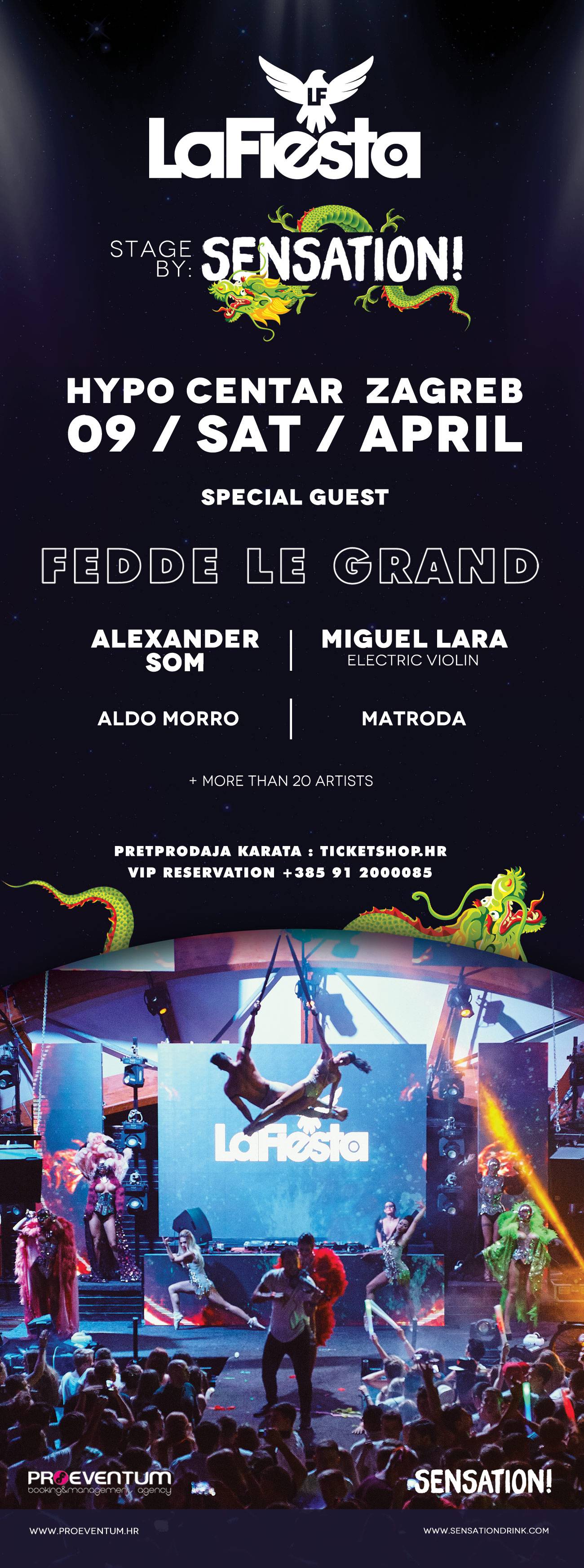 Fedde Le Grand u Zagrebu na ‘La Fiesta Stage by Sensation’