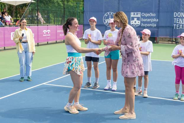 Osijek: Finalni meč na teniskom turniru u organizaciji Donne Vekić 