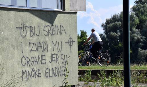 U&Zcaron;AS Osvanuo grafit mr&zcaron;nje prema Srbima u Sl. Brodu